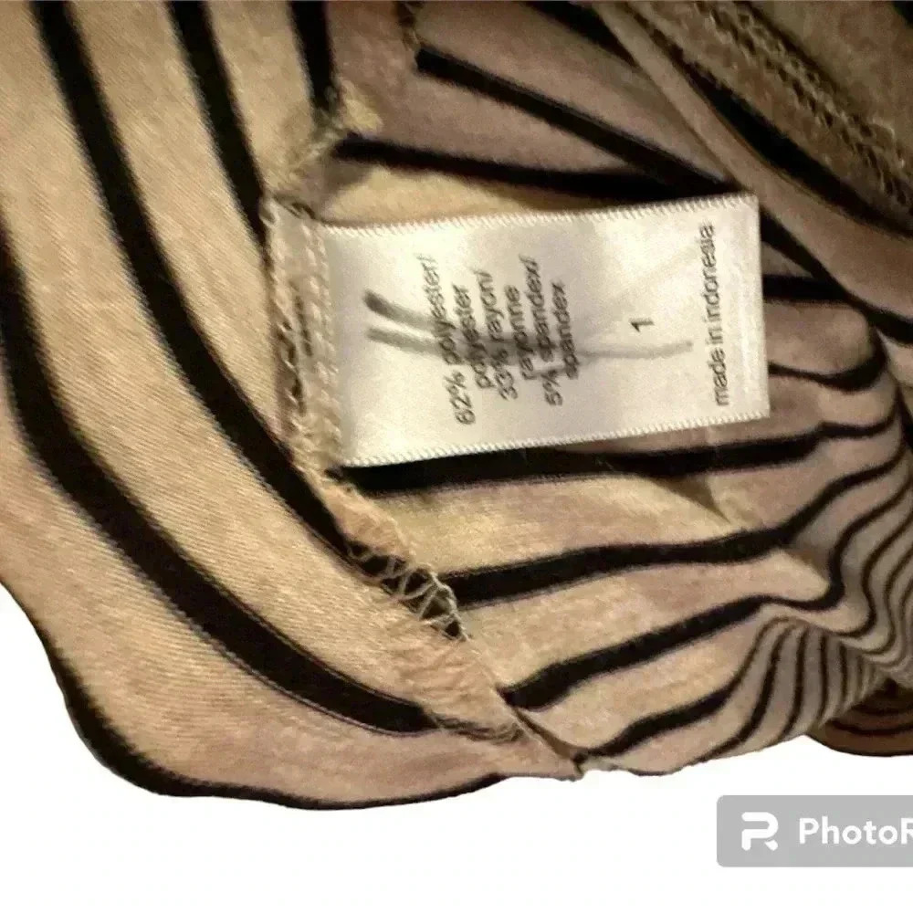 6/$20. Maxi long stripe skirt floor length size 1x. Very long - Picture 5 of 5